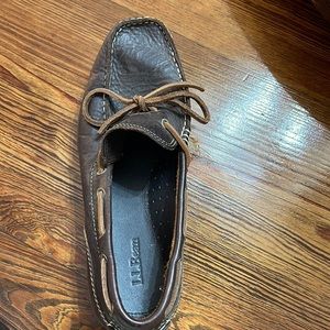 L.L. Bean brown leather loafers